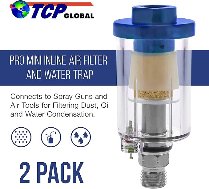 TCP Global Mini In-Line Air Filter - Image 2