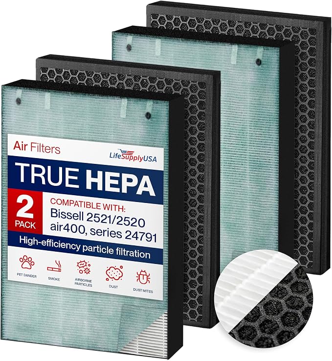 2521/2520 Filter Replacement Compatible by LifeSupplyUSA