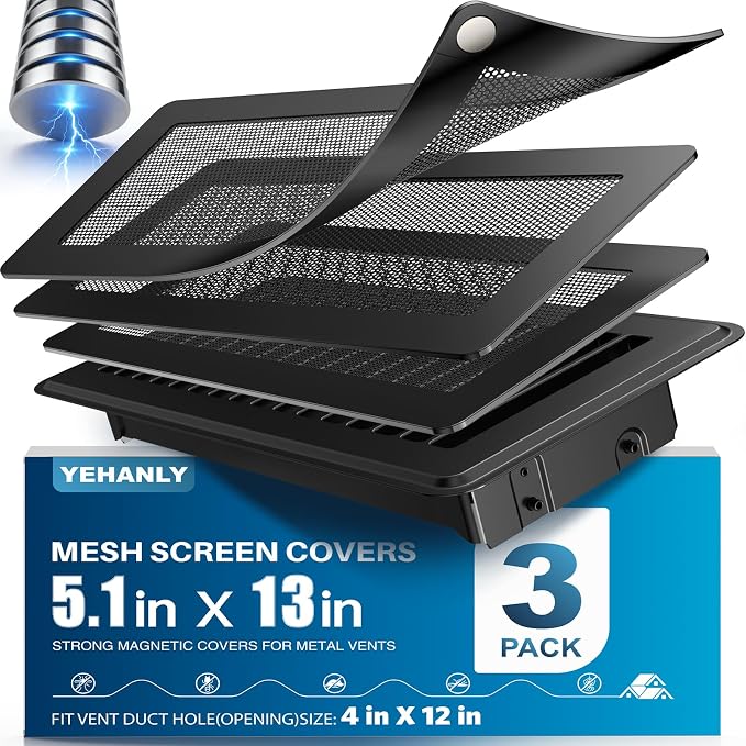 Magnetic Vent Covers with Vent Screen 5.1x13 Inch, Ceiling Air Vents to Block - Image 7