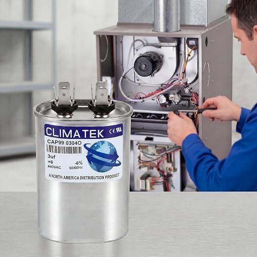 ClimaTek 3 MFD 370/440 Volt VAC Run Oval Capacitor CAP99-0304O - Image 4