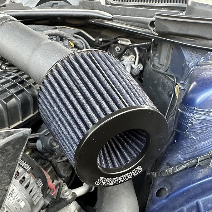 KYOSTAR Universal 3" High-Flow Air Filter, Reusable Cone Cold Air Intake - Image 4