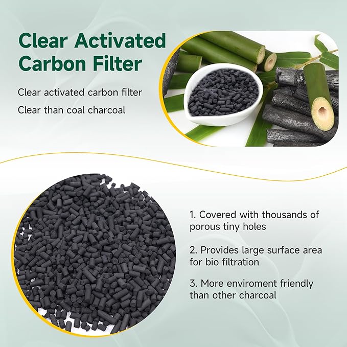 2 Packs 210g Odor Absorbing Activated Carbon Filter Refills - Image 4