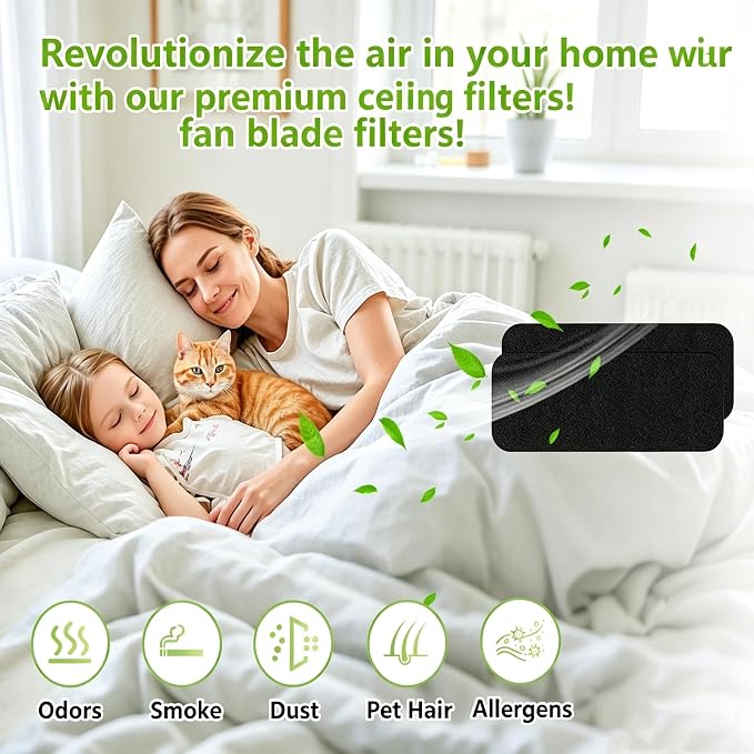40 Pack Ceiling Fan Filters for Blades - Image 7