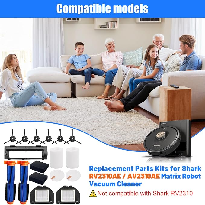 RV2310AE Replacement Parts for Shark AV2310AE/RV2320S/RV2300S/UR2360S Matrix - Image 2