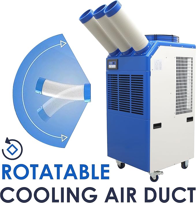 Portable Air Conditioner 22, 178 BTU Industrial Spot Cooler Air Conditioner - Image 4
