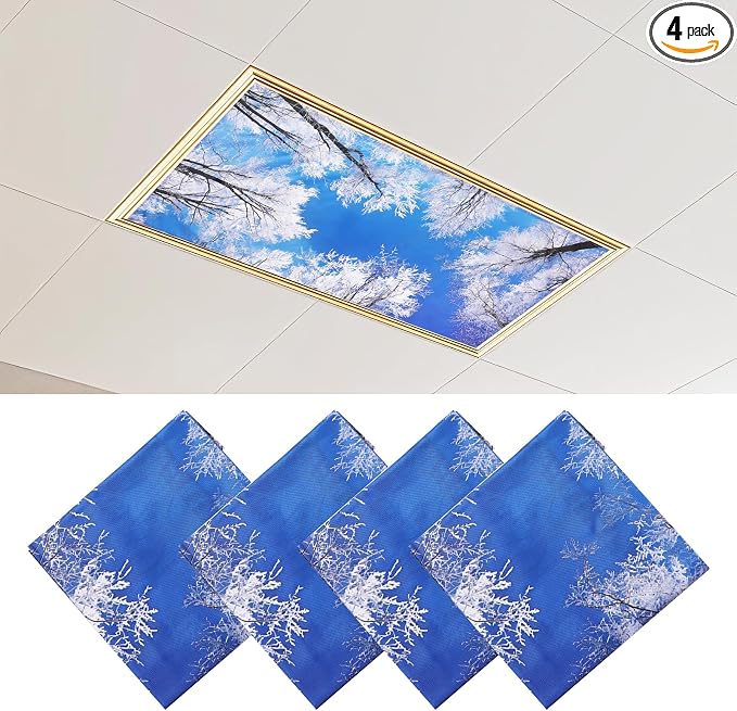 Torixqi 4 Pcs Fluorescent Light Covers by Torixqi