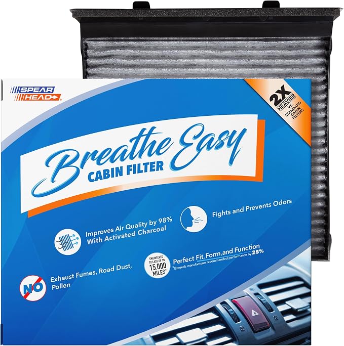 Spearhead Odor Defense Breathe Easy Cabin Filter | Fits 16-17 Crosstrek by SPEARHEAD