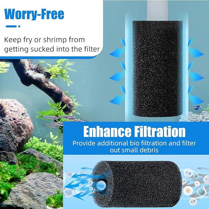 15 Pack Inlet Covers Pre-Filter Sponge - Image 3