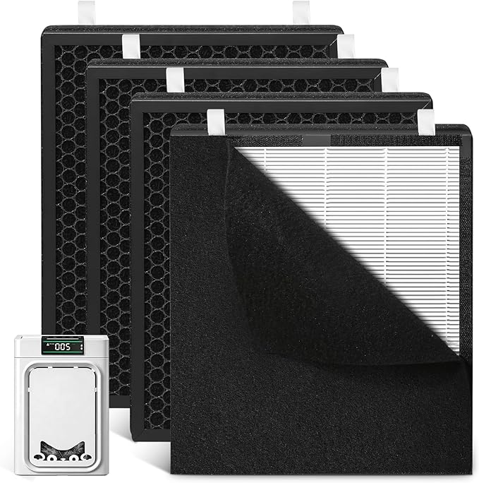 4 Pack PP02 Replacement Filter Compatible by Unknown