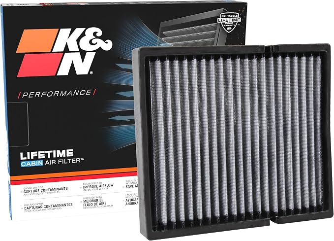K&N LIFETIME Cabin Air Filter: Premium, Clean Air by KNEngineeringInc