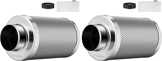VIVOSUN 6 Inch Air Carbon Filter Smelliness Control by VIVOSUN