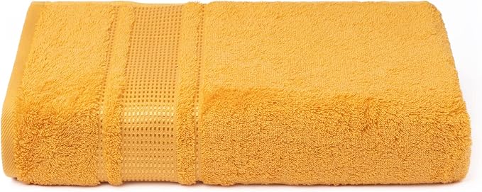 Melissa Linen, 4-Piece Washcloth, 100% Cotton Towels for Bathroom, 12 in x 12 in, Absorbent, Quick Dry, Durable and Soft, Baby Wash Cloths, Wash Rags for Kitchen, Honey Yellow