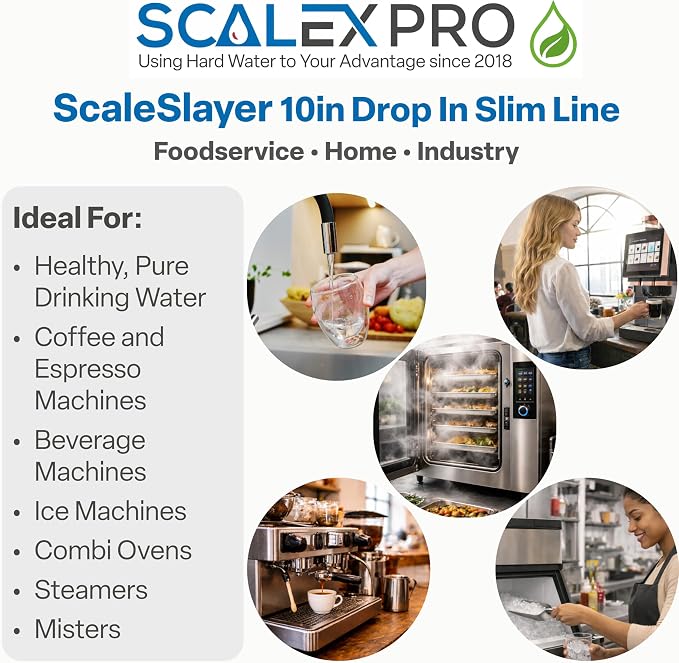 ScaleSlayer 10in Slim Line Drop In, High Capacity Water Filter Replacement - Image 5