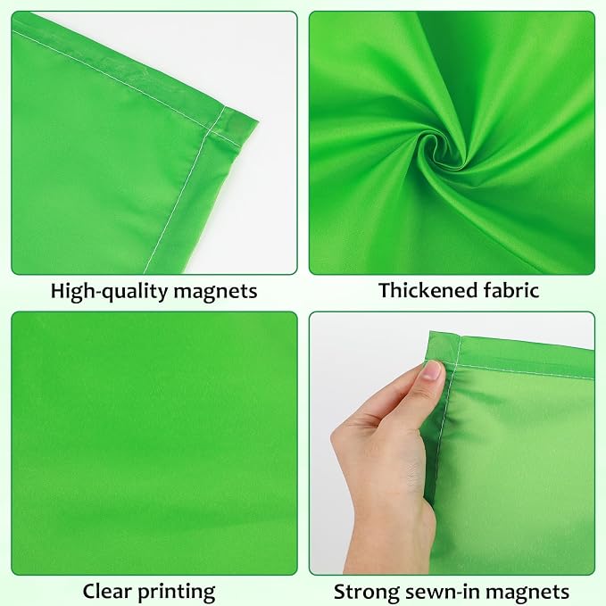 QOUBAI 8PCS Fluorescent Light Covers, 4x2 Feet Magnetic Light Cover Fluorescent - Image 3