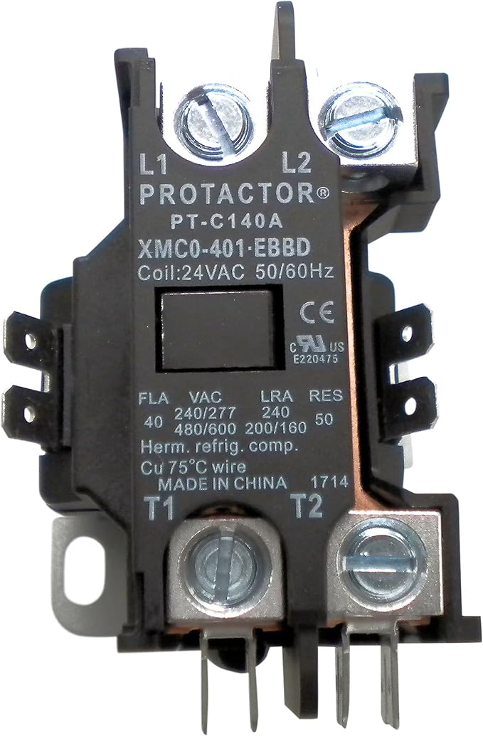 1 Pole 40 AMP Heavy Duty AC Contactor Replaces Virtually All Residential 1 Pole - Image 2