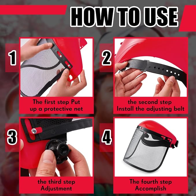 Amylove 2 Pcs Safety Face Shield - Image 4