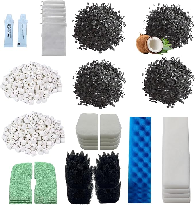 42 Pack Filter Media Kit for Fluval 306/307 Canister Filters by HCPJTfilter