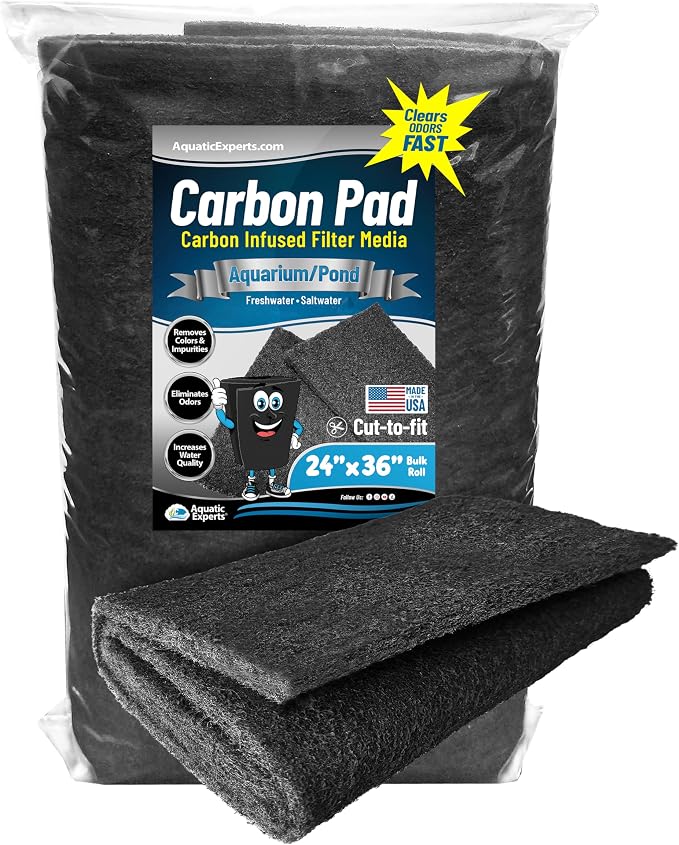 Aquarium Carbon Pad by AquaticExperts