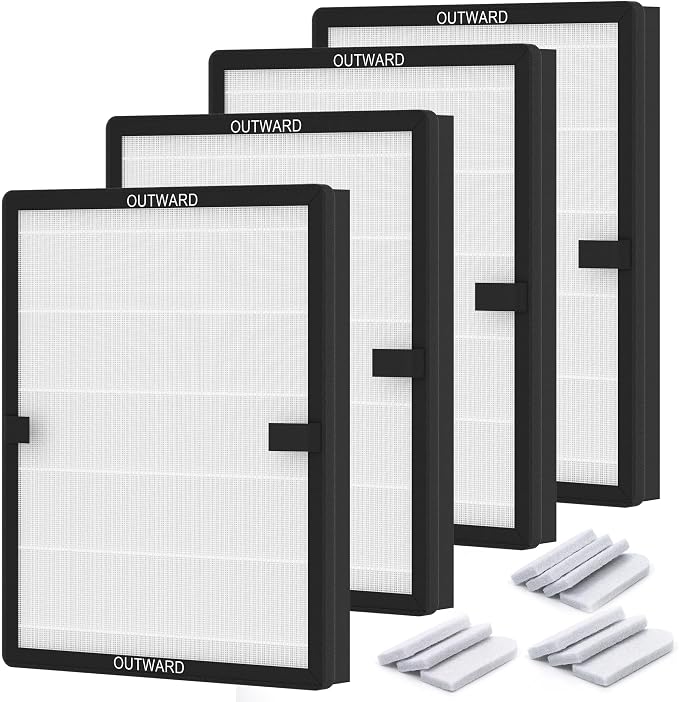 4 Packs E-200 True HEPA Replacement Filter Compatible by FCFMY