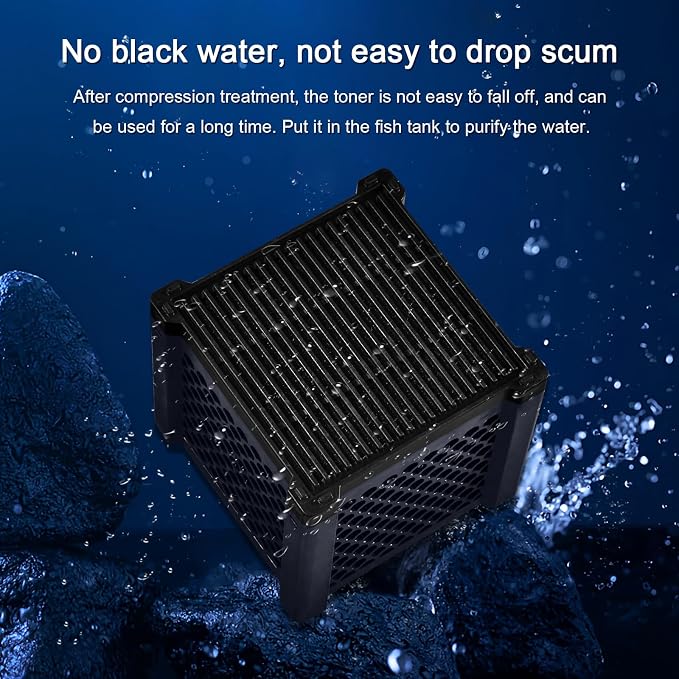 Eagles Eco-Aquarium Water Trough Purifier Cube, Activated Carbon Filter Media - Image 5