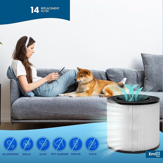 EMSU H13 True HEPA Replacement Filter, Compatible - Image 5