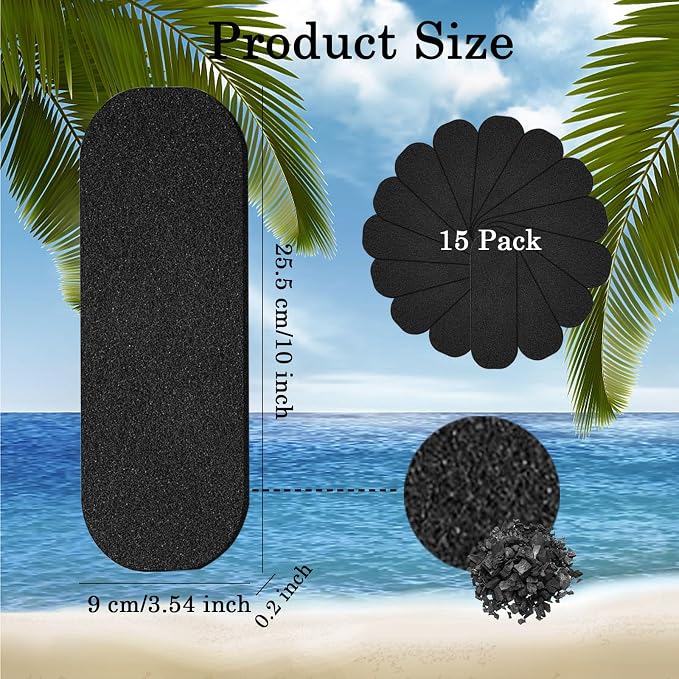 15 Pcs Ceiling Fan Filters for Blades, Easy-Stick Activated Coconut Shell - Image 2