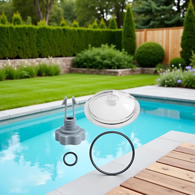 SF80110-1 Leaf Trap Cover Lid, Pool Leaf Trap Cover Lid, O-Ring & Valve - Image 6