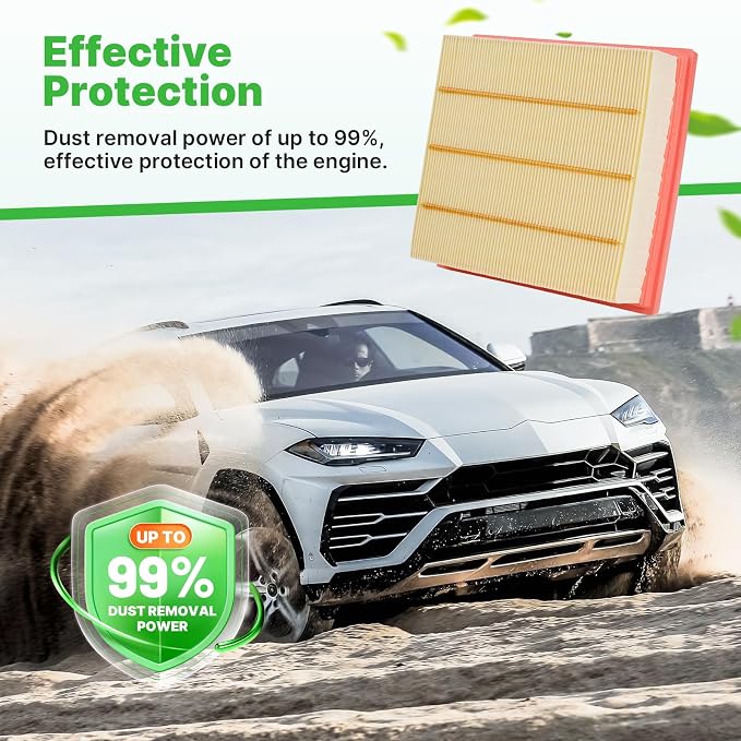 2PCS Engine Air Filter Fit for 2024 2025 2026 Mazda CX-90 CX90, 2025 2026 CX-70 - Image 5