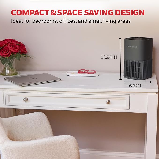 Honeywell Allergen Plus Compact Small Room HEPA Air Purifiers - Image 7