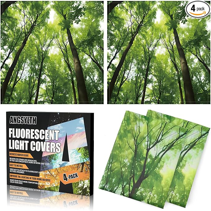 ANGSYLTH 2 x 2 Feet Fluorescent Light Covers by ANGSYLTH