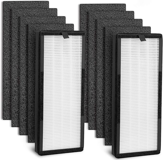 HEPA Replacement Filter for VEVA 8000 Elite Pro Series Air Purifier, 2 HEPA by isinlive