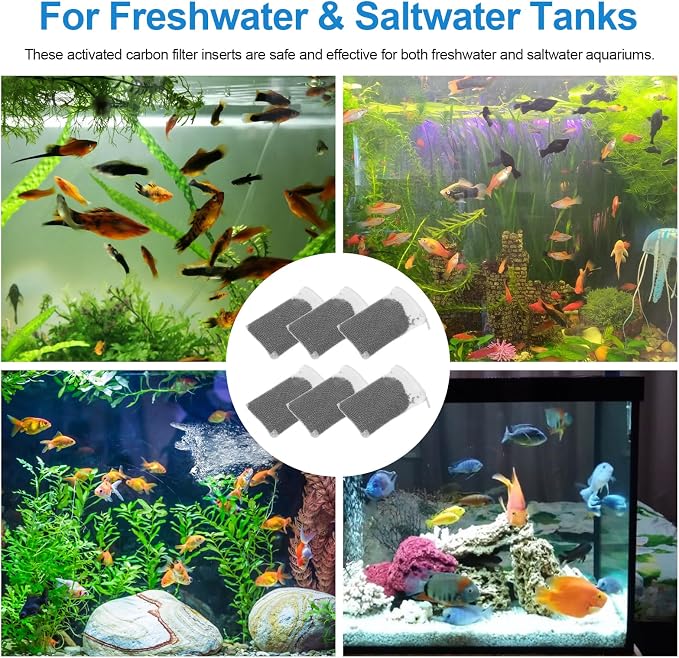 Activated Carbon Inserts for AquaClear 10-30 Gallon Filter, Aquarium Carbon - Image 6