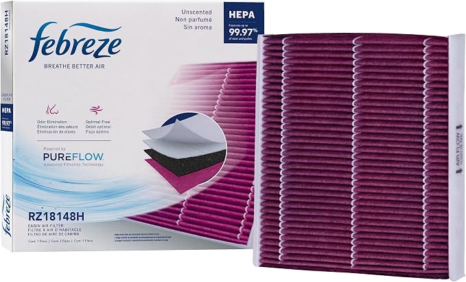 Febreze Odor Control HEPA Cabin Air Filter by PUREFLOW RZ18148H Fits 2002-2006 by Febreze