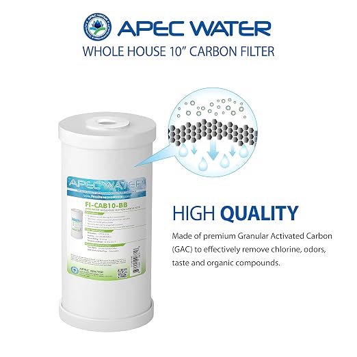 APEC Water Systems CB1-CAB10-BB Whole House Carbon Water Filter - Image 3