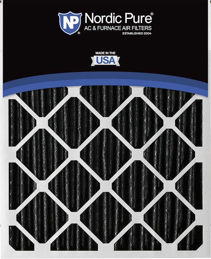 Nordic Pure 20x20x2 Pure Carbon Pleated Odor Reduction Merv 8 Furnace Filters - Image 5