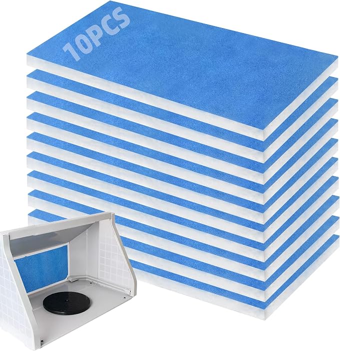U0U 10 Pieces Paint Booth Filters, Portable Spray Booth Filter, Paint Booth by U0U