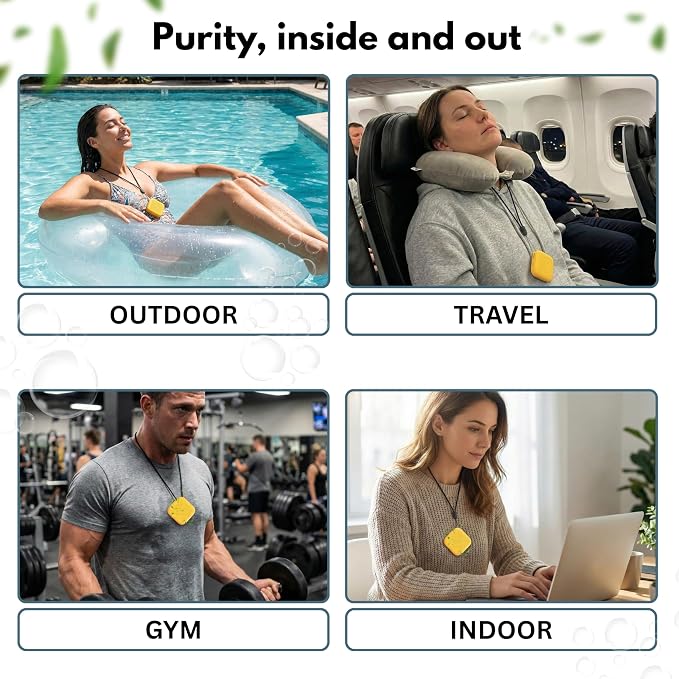 Portable Air Purifier for Travel, Car – Wearable/Neckless Filterless Ionic - Image 6