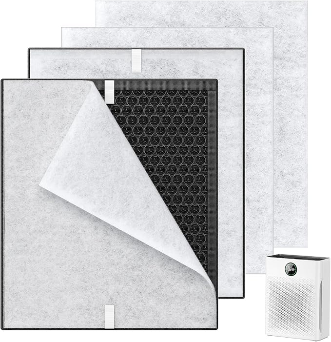 2 Pack PR1 Replacement Filter for Mooka Mode PR1 Air Purifier, H13 True HEPA by AddtoYourCart