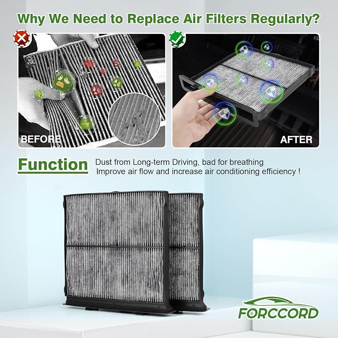 2-pack Cabin Air Filter Fit for 2019-2024 Forester, 2022-2023 2024 2025 2026 - Image 5