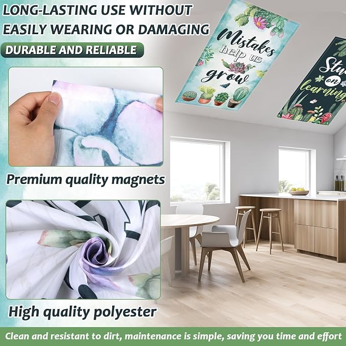 6 Pcs Fluorescent Light Covers - Image 3