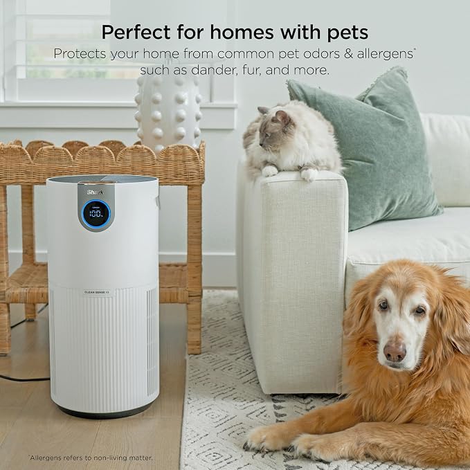 Shark Air Purifier for Home, and Bedroom, Clean Sense Technology, HEPA Air - Image 6