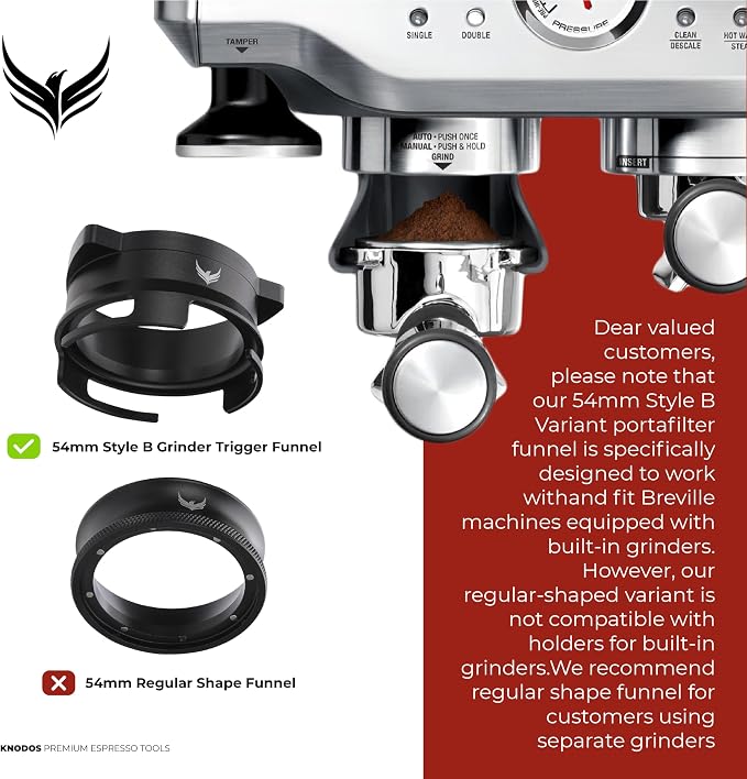 Magnetic 54mm Dosing Funnel & Espresso Puck Screen - Image 3