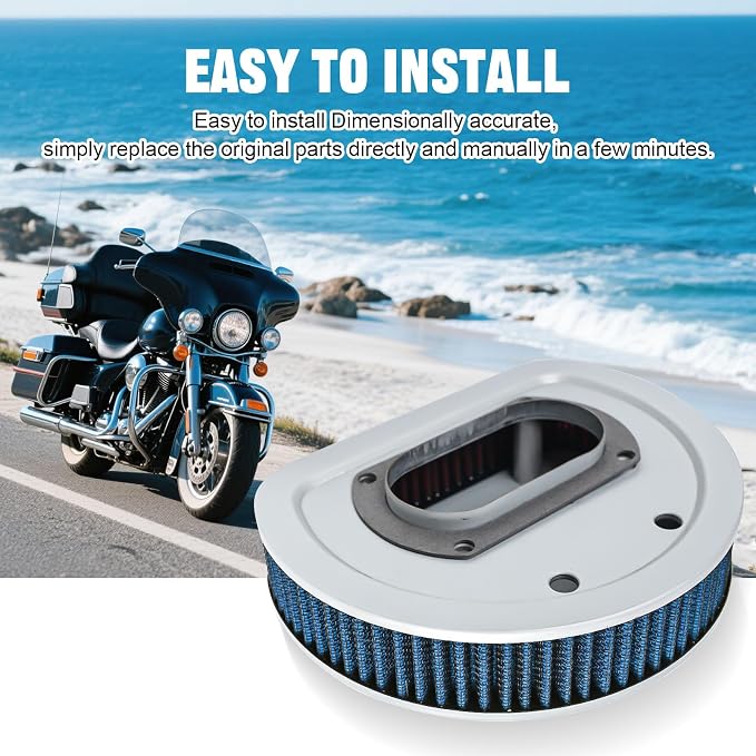 Motorcycle Air Filter 29462-99 1011-4208 High Flow Intake Cleaner Accessories - Image 5