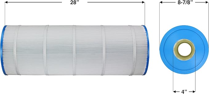 Pureline Pool Replacement Cartridge Filter, 125 Sq Ft, Compatible - Image 4