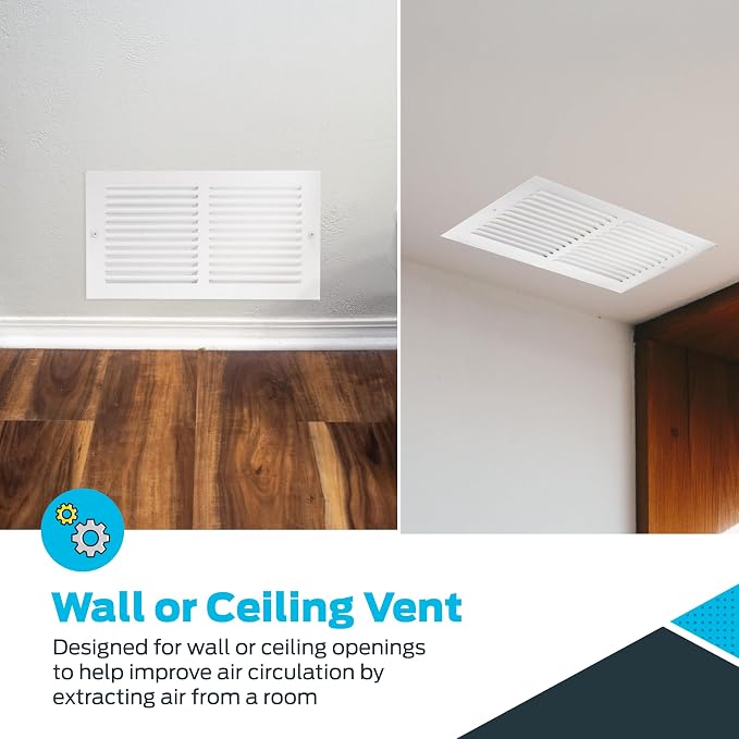 EZ-FLO 12 x 6 Inch Return Air Vent Cover - Image 4