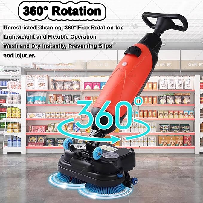 Commercial Floor Scrubber Machine Lightweight Electric Floor Cleaner - Image 3