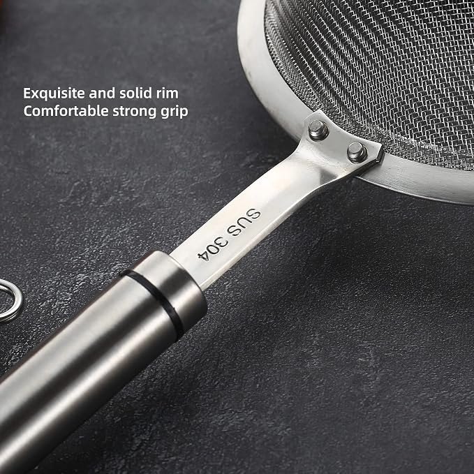Stainless Steel Fine Mesh Strainers - Image 6