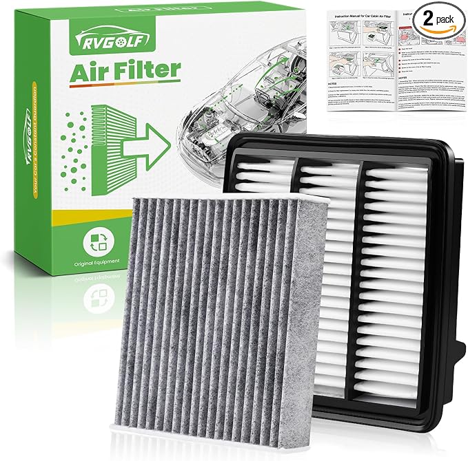 Engine+Cabin Air Filters Fit Honda Civic 22-26, Accord 23-25, CR-V CRV 23-26 by RVgolf