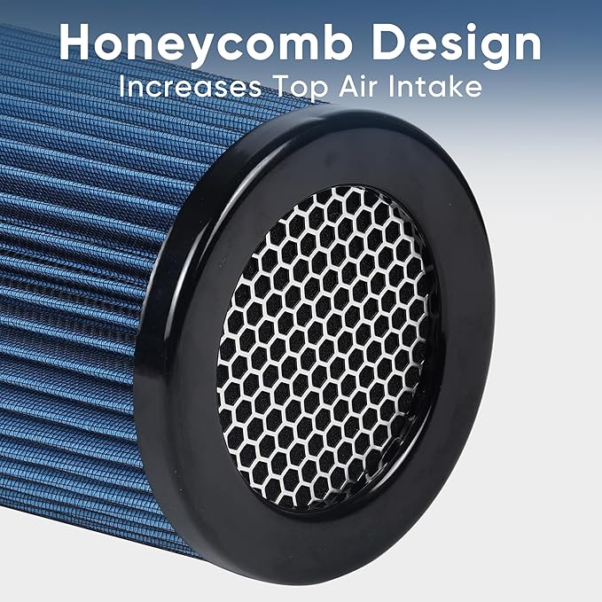 6" 152mm Inlet Cold Air Intake Filter High Flow Honeycomb Top Replacement - Image 2