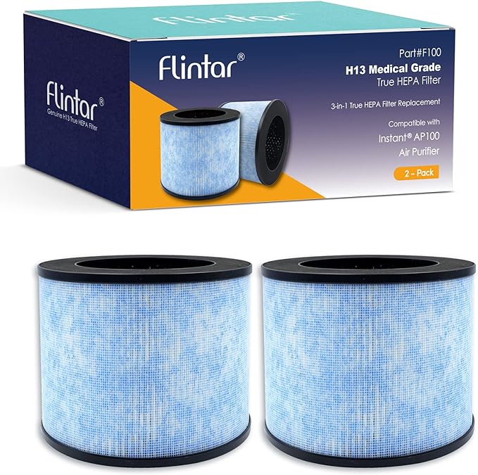 F100 Replacement Filter, Compatible by Flintar